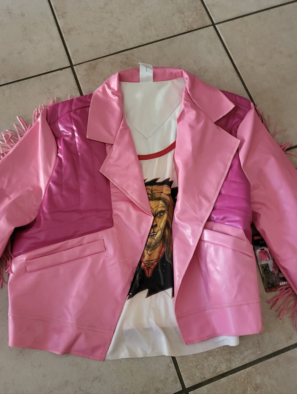 Minecraft Garrett Garrison Jacket Top Costume L/XL
